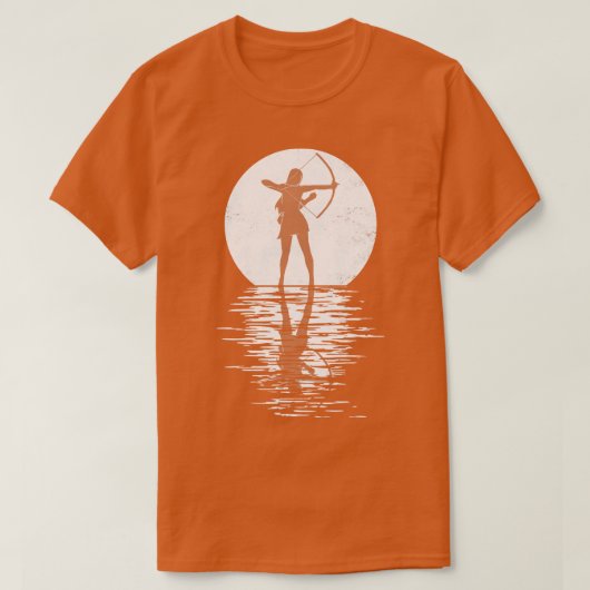 Bogenschießbohle und Bow 35 T-Shirt (Design vorne)