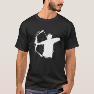 Bogenschießbow Arrow Grunge Graphic T-Shirt