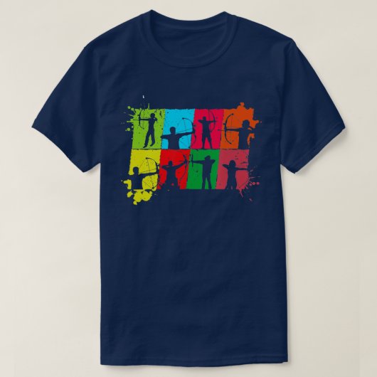Bogenschießbow Hunter Archer Bogenschießen Bogensc T-Shirt (Design vorne)