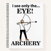 Bogenschießbow Notizblock (Vorderseite)