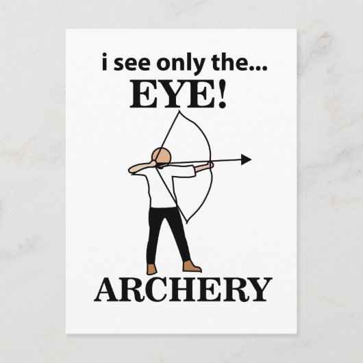 Bogenschießbow Postkarte (Vorderseite)
