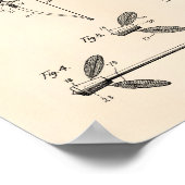 Bogenschießen 1929 Patentkunst Alter Peper Poster (Ecke)