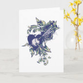 Bogenschießen, Bogenschießen, abstrakt, für Männer Karte (Gelbe Blume)