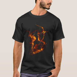 Bogenschießen Bogenschütze Bogen und Pfeil Jagd Sp T-Shirt