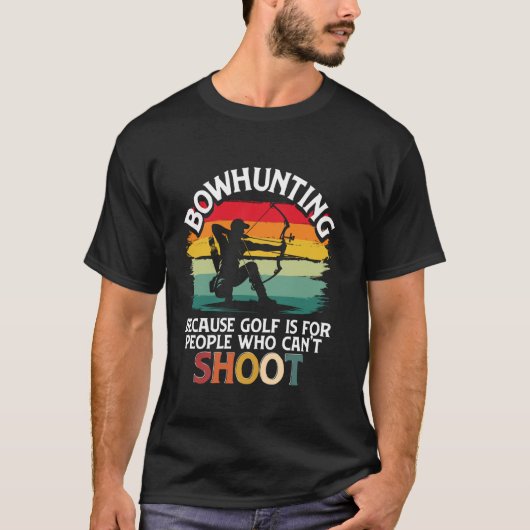 Bogenschießen & Bogenschütze, Compoundbogen & Pfei T-Shirt (Vorderseite)