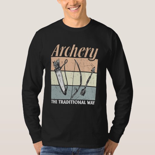 Bogenschießen Bogenschützen Bogenschießen Die Tra T-Shirt (Vorderseite)