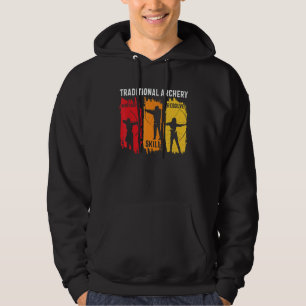 Bogenschießen Bogenschützen Traditionelles Bogensc Hoodie