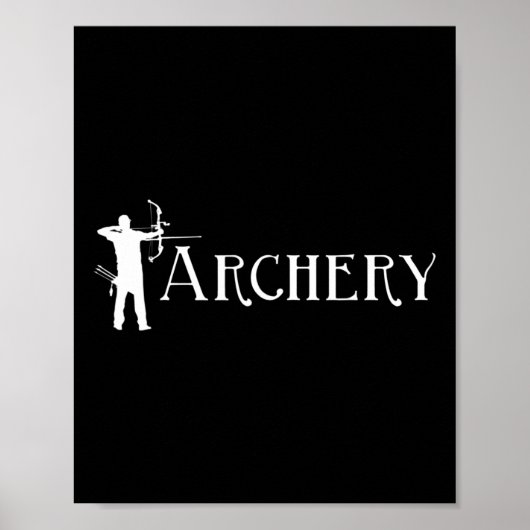Bogenschießen - Bowman Archer Bow Jagd Lover Bowhu Poster (Vorne)