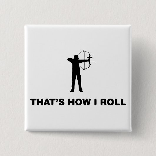 Bogenschießen Button (Vorderseite)