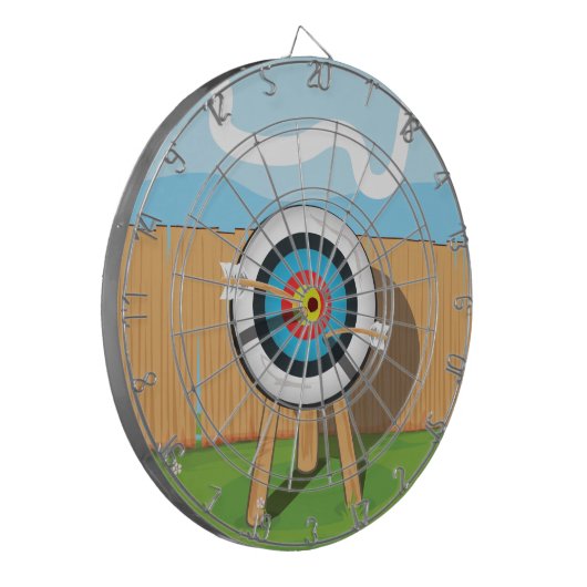 Bogenschießen Dartscheibe (Vorderseite Links)