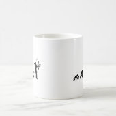 Bogenschießen Darwin Kaffeetasse (Mittel)