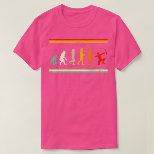 Bogenschießen der Bogenschießen der Evolution Arch T-Shirt (Design vorne)