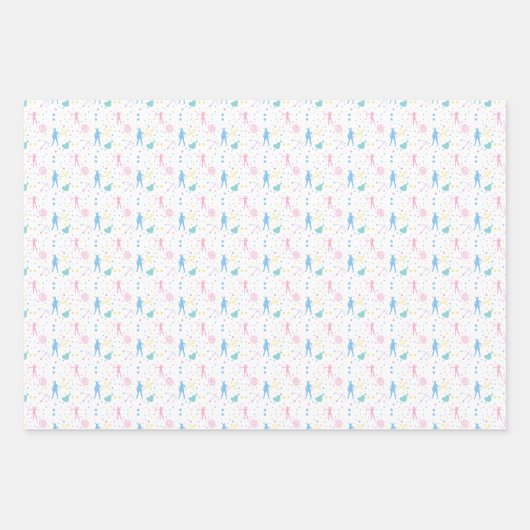 Bogenschießen der Frauen - Bogenschießen der Bogen Geschenkpapier Set (Vorderseite)