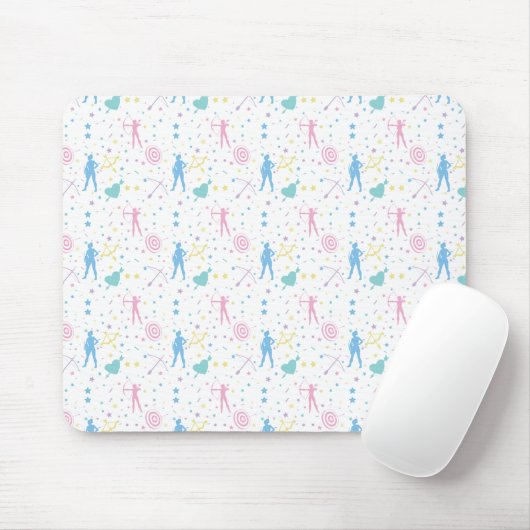 Bogenschießen der Frauen - Bogenschießen der Bogen Mousepad (Mit Mouse)