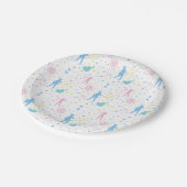 Bogenschießen der Frauen - Bogenschießen der Bogen Pappteller (Schrägansicht)