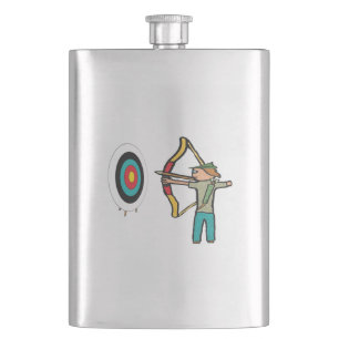 Bogenschießen Flachmann