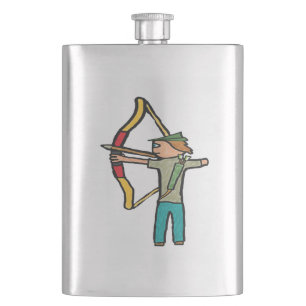 Bogenschießen Flachmann