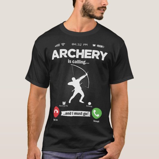 Bogenschießen fordert, dass ich zu Bow Hobby Bogen T-Shirt (Vorderseite)