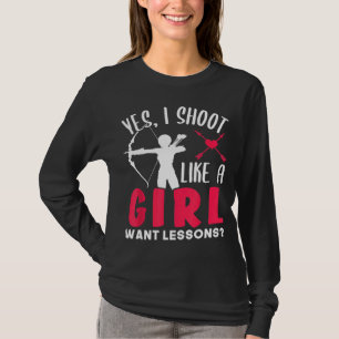 Bogenschießen für Mädchen T-Shirt