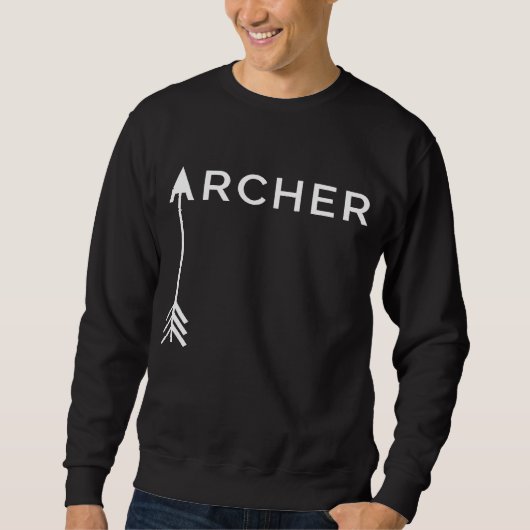 Bogenschießen für Männer Bogenschießen Sweatshirt (Vorderseite)