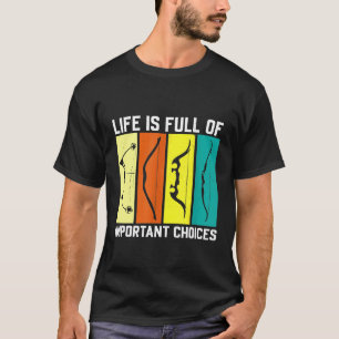 Bogenschießen für Männer Bow Jäger für Bogenschütz T-Shirt