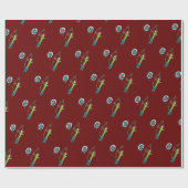 Bogenschießen Geschenkpapier (Flach)