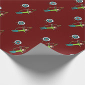 Bogenschießen Geschenkpapier (Ecke)