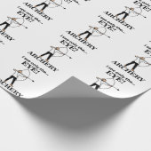 Bogenschießen Geschenkpapier (Ecke)
