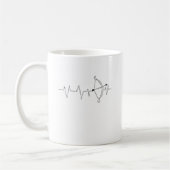 Bogenschießen Herzschlag fürs Pfeil und Bogen Kaffeetasse (Links)