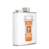 Bogenschießen ist mein Medikament Flachmann (Rechts)