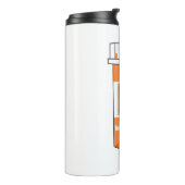 Bogenschießen ist mein Medikament Thermosbecher (Nach links gedreht)