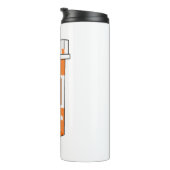 Bogenschießen ist mein Medikament Thermosbecher (Nach rechts gedreht)