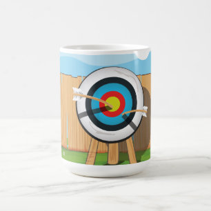 Bogenschießen Kaffeetasse