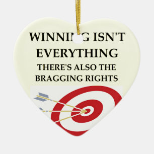 Bogenschießen Keramikornament