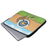 Bogenschießen Laptopschutzhülle (Vorne Knopf)