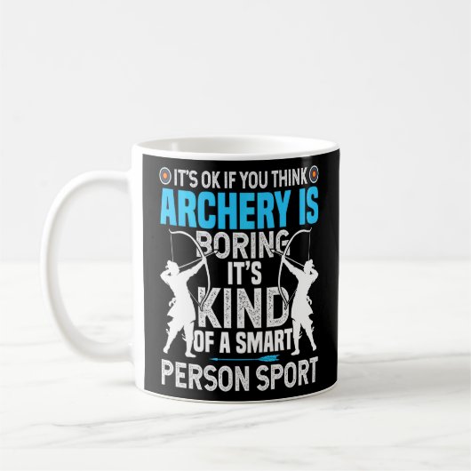Bogenschiessen Mädchen Jagd Bow Arrow Lover Archer Kaffeetasse (Links)