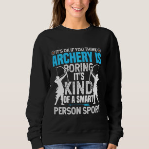 Bogenschiessen Mädchen Jagd Bow Arrow Lover Archer Sweatshirt