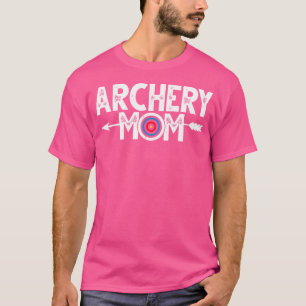 Bogenschießen-Mama Arrow Shooting Sportjägerin Fra T-Shirt