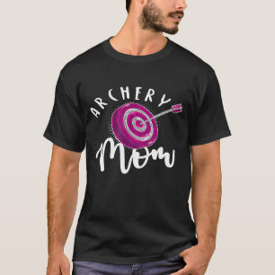 Bogenschießen-Mama Arrow Shooting Sportjägerin Fra T-Shirt