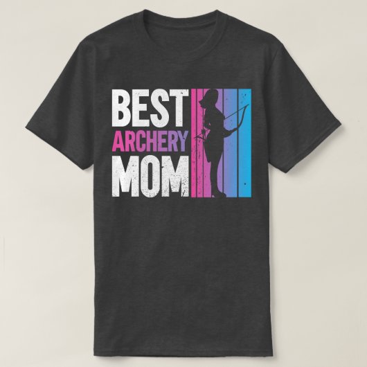 Bogenschießen-Mama Bow Archer T-Shirt (Design vorne)