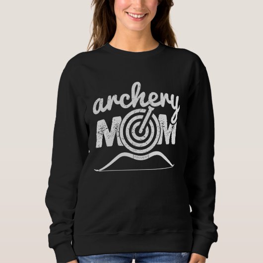 Bogenschießen Mama Compound Bow Frauen Jagd Männer Sweatshirt (Vorderseite)