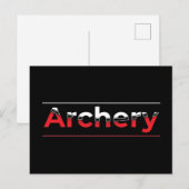 Bogenschießen Minimalistisch Moderne Kunst - Grafi Postkarte (Vorne/Hinten)