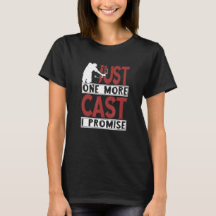 Bogenschießen Nur noch ein Wurf Bogenschütze Fisch T-Shirt