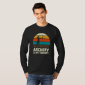 Bogenschießen Schütze Bogen Jagd Spaß T-Shirt (Vorne ganz)