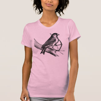 Bogenschießen-Spatzen-Vogel mit Bogen u. Pfeil T-Shirt