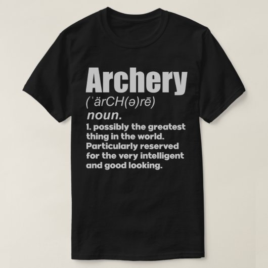 Bogenschiessen T-Shirt (Design vorne)