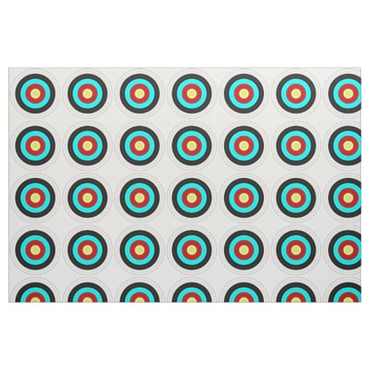 BOGENSCHIESSEN TARGET.png Stoff (Fat Quarter (45,7 x 55,9 cm))