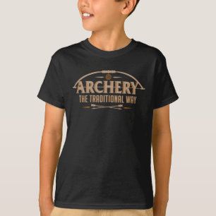 Bogenschießen Traditionelles Jagdgeschenk T-Shirt