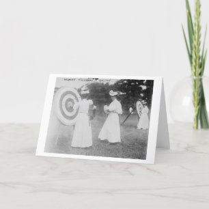 Bogenschießen-Turnier in Boston, MA-Fotografie Karte