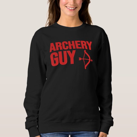 Bogenschießen Typ Bow Jagd Bogenschießjäger Männer Sweatshirt (Vorderseite)